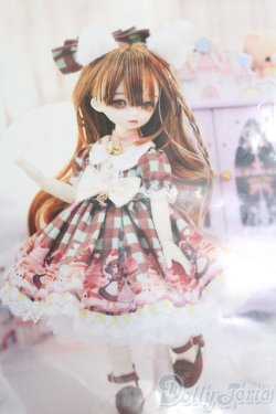 画像1: 幼SD/OF:RosenliaDoll様製衣装 甘々猫チョコ S-25-04-13-068-GN-ZS