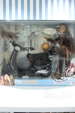 画像2: 【新宿マルイアネックス店 店頭販売商品】Mattel/My Scene Barbie MADISON Fashion Doll w/ VESPA Scooter Bike Play Set 2100150000011674-ZM