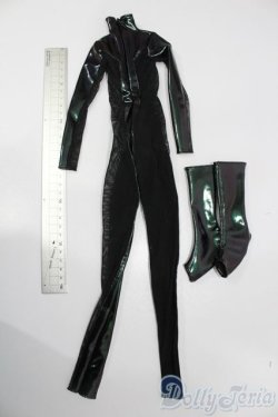 画像2: DD/OF:レザーボディースーツ S-25-06-22-050-GN-ZS