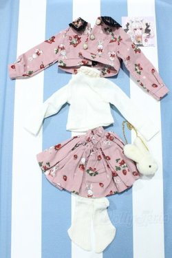 画像1: 【新宿マルイアネックス店 店頭販売商品】MDD/OF:うさぎといっしょにおでかけセットアップ ふにゃほわ様製 2100150000012305-ZM