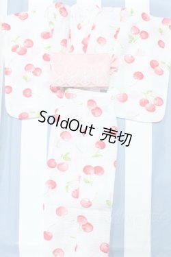画像1: 【新宿マルイアネックス店 店頭販売商品】DD/OF:さくらんぼ浴衣Set オアトマノオヘヤ様製 2100150000012619-ZM