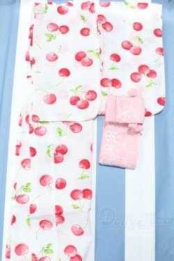 画像2: 【新宿マルイアネックス店 店頭販売商品】DD/OF:さくらんぼ浴衣Set オアトマノオヘヤ様製 2100150000012619-ZM
