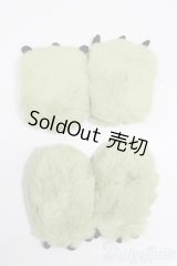 SDM/OF:ふわふわ辰手袋＆スリッパセット S-25-06-22-172-GN-ZS