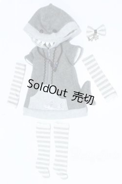 画像1: MDD/OF:さめパーカーワンピースセット cloth-lab.様製 S-26-03-29-577-GN-ZS