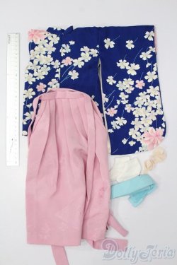 画像2: 60cmサイズドール/OF:着物 袴 S-25-06-22-214-GN-ZS