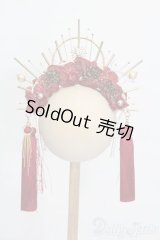 SD/OF:flower B製カチューシャ S-25-07-20-158-GN-ZS