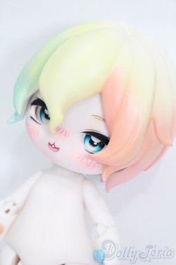 画像2: MMDOLL x UFDOLL/綿綿の異世界冒険 魔女 Lili 彩虹髪 S-25-07-06-105-GN-ZS