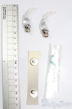 画像2: 40cmドールサイズ/ガラス角 ガラス工房 九十九様製 S-25-07-06-087-GN-ZS