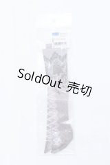 MSD/OF:レースアップ柄ソックス(灰)・ミニ S-26-01-11-041-GN-ZS