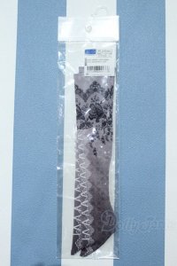 【新宿マルイアネックス店 店頭販売商品】MSD/OF:レースアップ柄ソックス(灰)・ミニ 2100150000013833-ZM