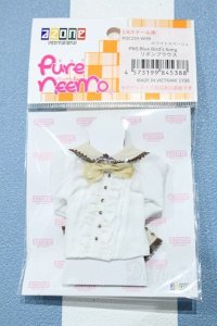 【新宿マルイアネックス店 店頭販売商品】azoneピュアニーモ/OF:PNS Blue Bird’s Song リボンブラウス 2100150000013967-ZM