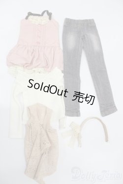 画像1: SDM＆MSD/OF:ラ・ペルソナーレコレクション バルーンワンピセット S-25-08-24-499-GN-ZS