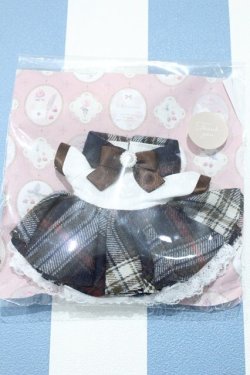 画像1: 【新宿マルイアネックス店 店頭販売商品】15cmぬい/OF:autumnチェックワンピ 2100150000014552-ZM