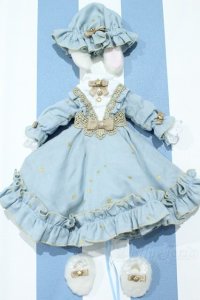 【新宿マルイアネックス店 店頭販売商品】30cmサイズドール/OF:ダブルガーゼナイトドレス セット 『月見る羊』 しゅがりぃ りずむ様製 2100150000014654-ZM