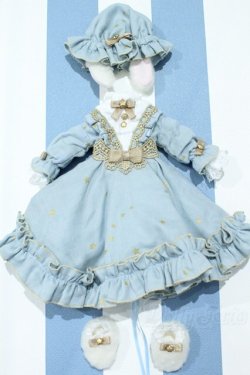 画像1: 【新宿マルイアネックス店 店頭販売商品】30cmサイズドール/OF:ダブルガーゼナイトドレス セット 『月見る羊』 しゅがりぃ りずむ様製 2100150000014654-ZM