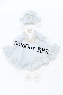 画像1: 30cmサイズドール/OF:ダブルガーゼナイトドレス セット 『月見る羊』 しゅがりぃ りずむ様製 S-26-05-31-578-GN-ZS