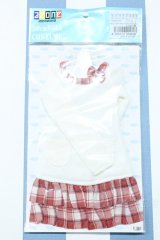 【新宿マルイアネックス店 店頭販売商品】azone/OF:50cmサイズドール　衣装　50ふんわりチェックフリルワンピ  2100150000015191-ZM