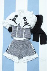 【新宿マルイアネックス店 店頭販売商品】MDD/OF:乙女キュロットセット(グレー)・ミニ 2100150000015203-ZM