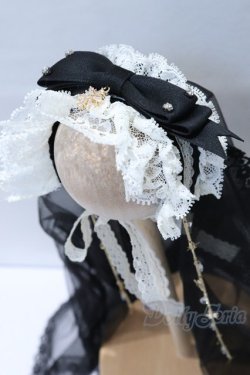 画像3: 40cmサイズドール/OF:MELODY.C様製 ウエディングヘッドドレス(黒) S-26-01-11-074-GN-ZS