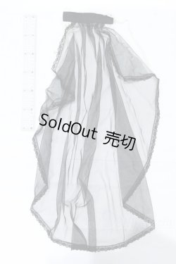 画像5: 40cmサイズドール/OF:MELODY.C様製 ウエディングヘッドドレス(黒) S-26-01-11-074-GN-ZS