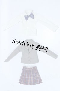 MDD/OF:ブレザー制服セット（グレー）・ミニ S-25-10-19-039-SK-ZS