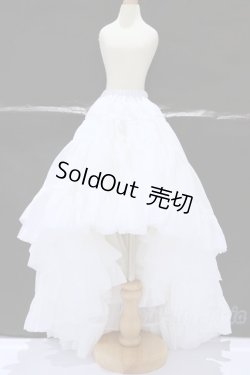 画像1: SD/OF:プリンセスぽんぽんパニエ(ホワイト) S-26-02-01-071-SK-ZS