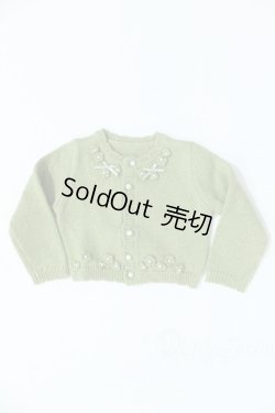 画像1: SD/OF:MELODY.C様製afternoon tea お花セーター(M) S-25-11-09-041-SK-ZS