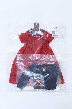 画像1: SDM/OF:よそゆきワンピセット(ダークレッド)・ミニ S-26-01-18-080-SK-ZS