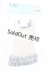 azone/OF:50cmサイズドール 50ふんわりチェックフリルワンピ(ベージュ×ブラックチェック) S-26-05-24-086-SK-ZS