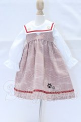 MDD/OF:おでかけチェックドレス(レッド)・ミニ S-26-02-22-024-SK-ZS