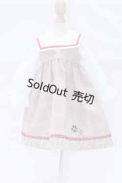 画像1: MDD/OF:おでかけチェックドレス(レッド)・ミニ S-26-02-22-024-SK-ZS