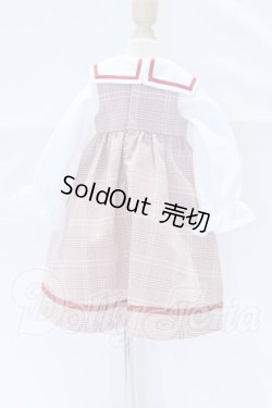 画像3: MDD/OF:おでかけチェックドレス(レッド)・ミニ S-26-02-22-024-SK-ZS