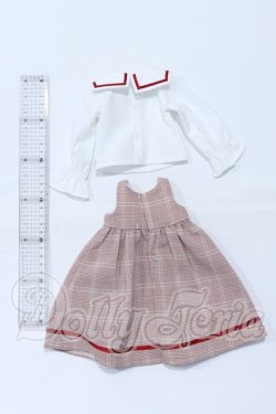 画像6: MDD/OF:おでかけチェックドレス(レッド)・ミニ S-26-02-22-024-SK-ZS