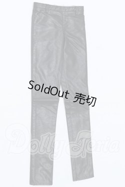 画像1: SD13BOY/OF:ブラックレザーパンツ・L S-26-03-15-061-SK-ZS