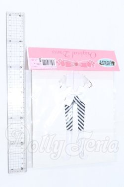 画像2: リカちゃん/OF:No.0046 2020年バレンタインコレクションドレスセット 白×白黒ストライプ S-26-04-12-031-SK-ZS