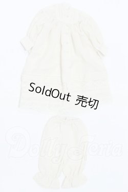 画像1: MSD/OF:ロングガウンブラウスセット・ミニ S-26-03-15-055-SK-ZS