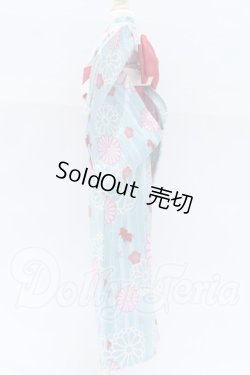 画像2: MSD/OF 浴衣セット(みずいろ)・ミニ S-26-06-07-089-SK-ZS