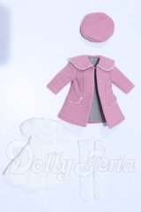 リカちゃん/OF:Galumドレスコレクション ラウンドカラーコートドレスセット S-26-08-16-068-YB-ZS