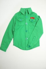 SD16BOY/OF:ジャケットシャツ(緑) Y-23-06-28-035-YB-ZY