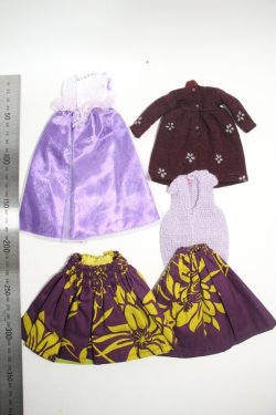 画像2: 22ｃｍ〜24ｃｍドール/OF:衣装セット(紫系) Y-23-08-23-085-YB-ZY