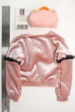 画像2: DD/OF衣装セット:バラ ベルベットセーター+バッグ velvet sweater Y-23-09-06-044-YB-ZY
