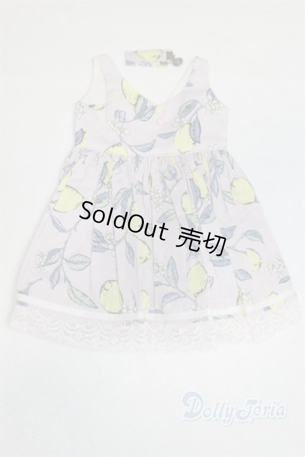 画像1: ＳＤ＆DD/ＯＦ：dollrium製レモン柄ワンピース U-24-04-03-083-NY-ZU (1)