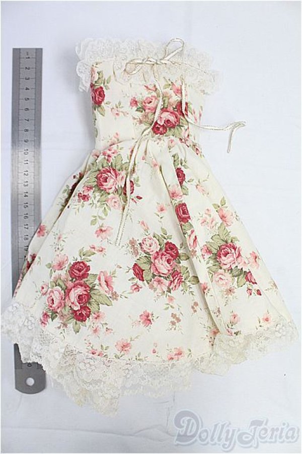 画像5: ＳＤG/ＯＦ：ベアトップドレス：クリーム/1/3　60ｃｍ　BJD　MJD　衣装　ドール用 I-25-11-30-143-KD-ZI (5)