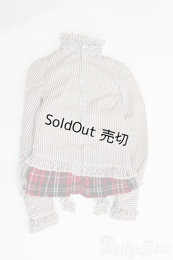 画像2: SD13BOY/OF ストライプシャツ/1/3　65ｃｍ　BJD　MJD　衣装　ドール用 I-25-07-06-3051-TO-ZI (2)