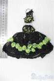 画像2: 1/6ドール(20cm)/OF ドレス(黒ｘ緑) I-25-01-19-2131-TO-ZI (2)