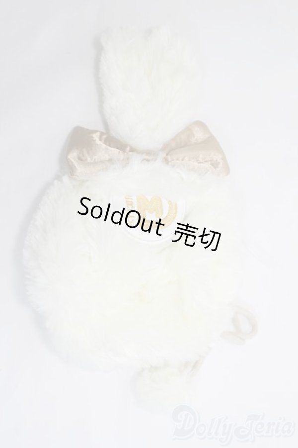 画像2: 1/6ドール/ウサギおくるみ：MERVY DOLL製 I-25-06-29-3141-TO-ZI (2)