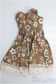 画像1: 【SALE】1/6ドール(27cm)/OF ワンピース(茶ｘ花) I-24-11-24-2156-TO-ZI (1)