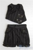 画像1: 【SALE】キキポップ/OF きのこプラネット：LOVERS SMILEベスト&ショートパンツセット I-24-11-24-1120-TO-ZI (1)