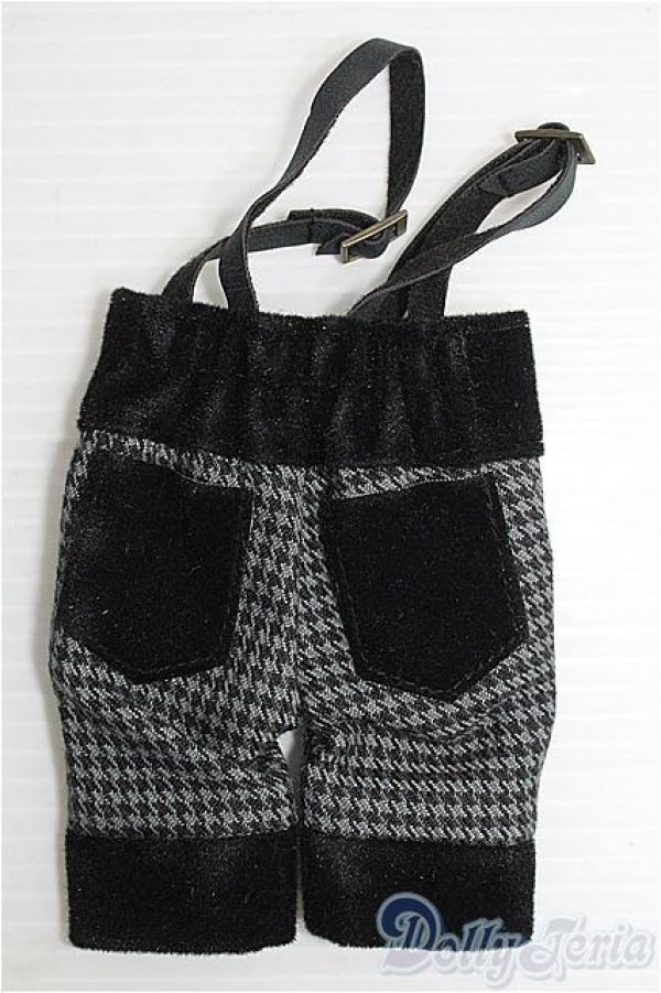 画像2: 【SALE】30cmドール/OF サロペット(チェック柄) I-24-12-15-2092-TO-ZI (2)