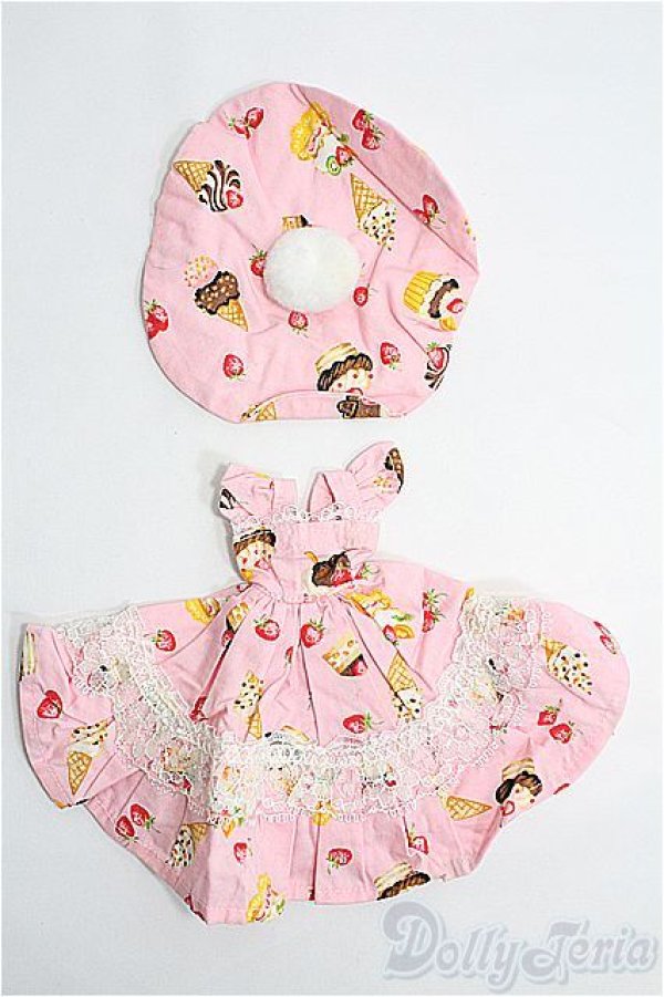 画像1: pullip/OF お菓子柄ドレス I-25-03-23-3113-TO-ZI (1)